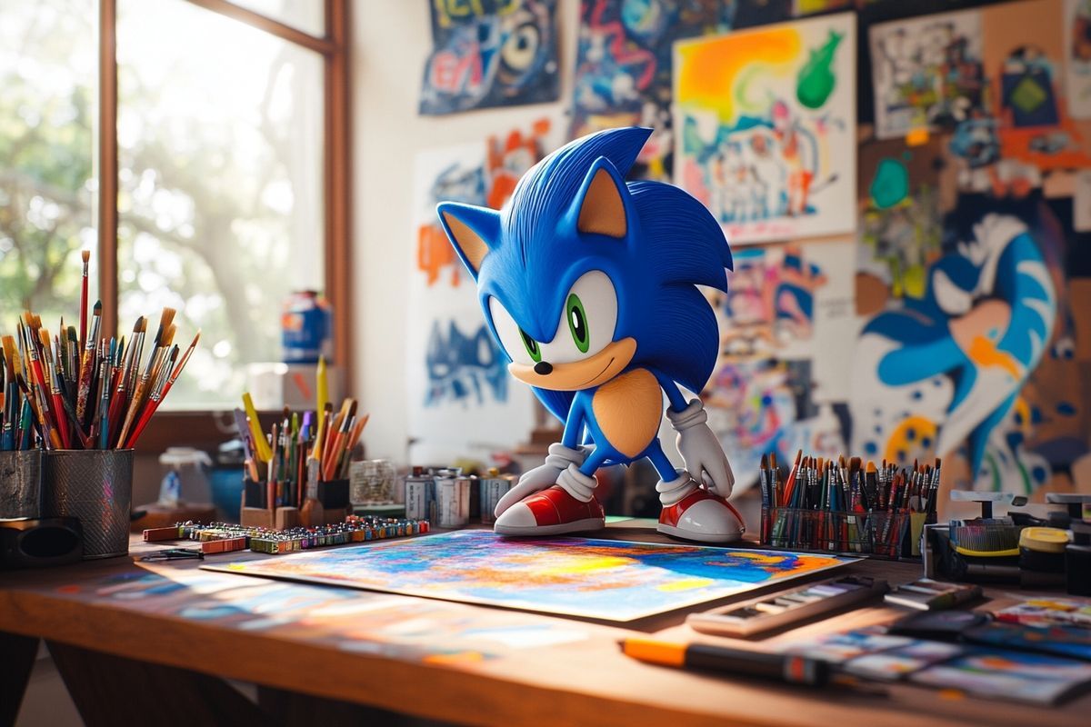 Coloriage à imprimer de Sonic en PDF : 10 designs à ne pas manquer