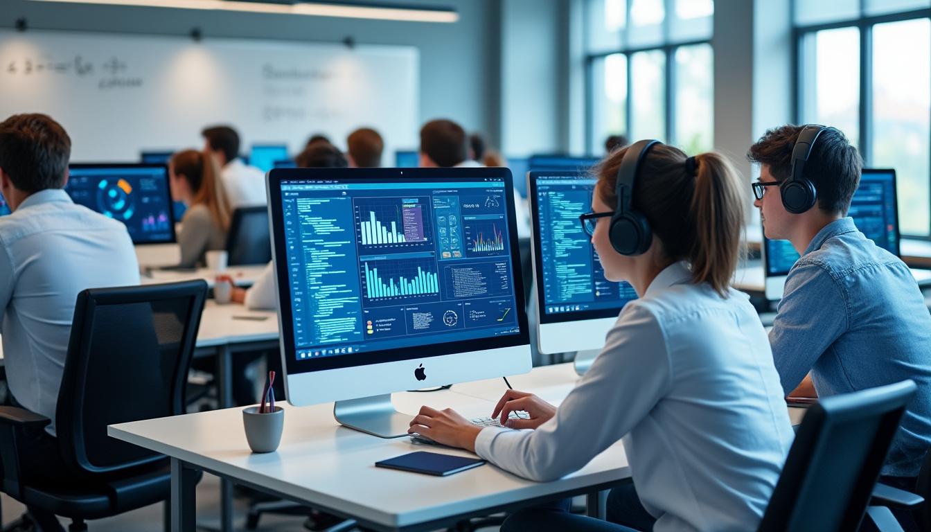 découvrez comment une formation en ligne gratuite de data scientist peut vous préparer aux emplois de demain en vous dotant des compétences essentielles en analyse de données, machine learning et intelligence artificielle, tout en vous offrant la flexibilité d'apprendre à votre rythme.