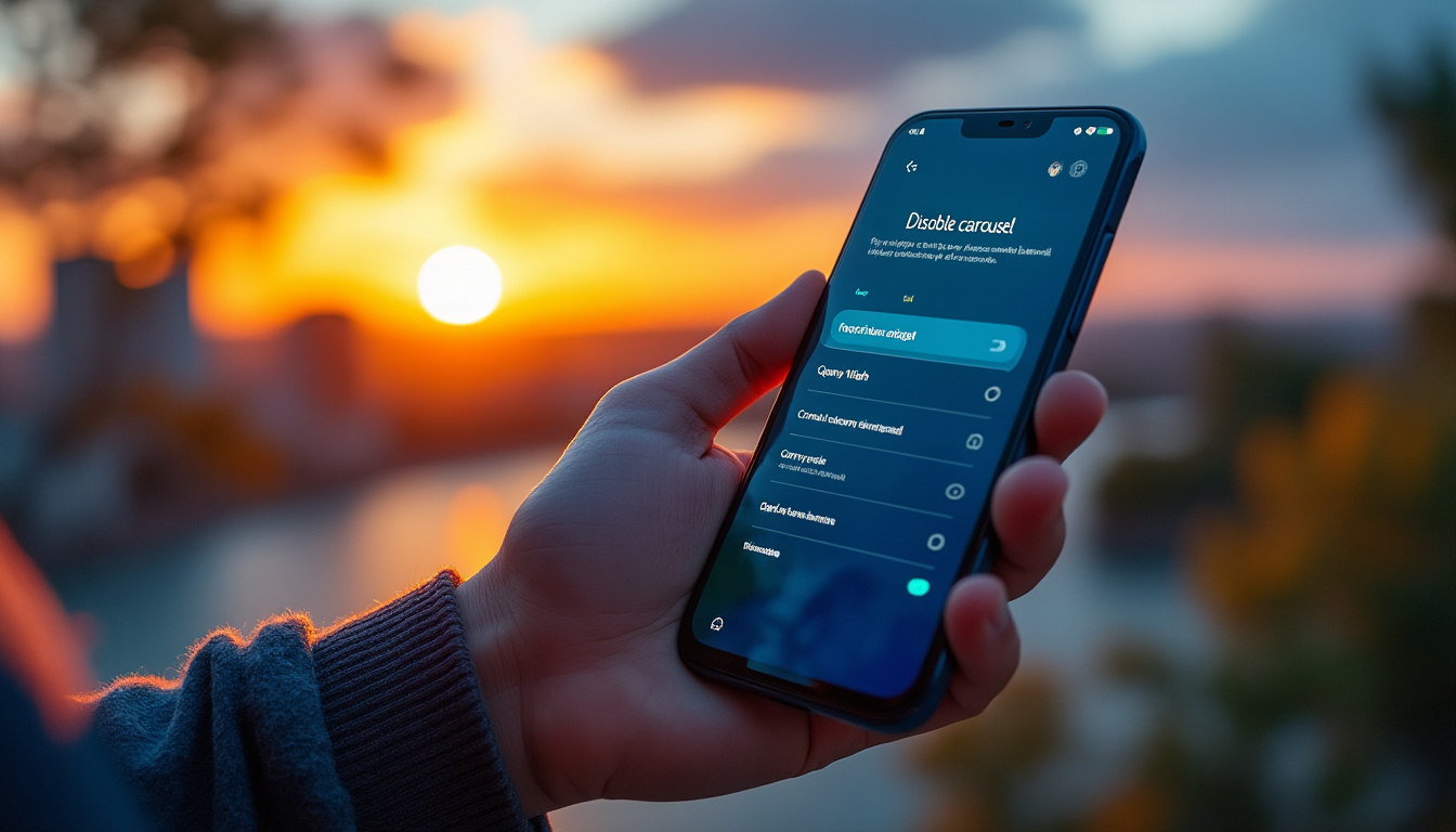 découvrez comment désactiver le carousel sur votre smartphone xiaomi pour optimiser ses performances, économiser de la batterie et profiter d'une expérience plus fluide au quotidien.