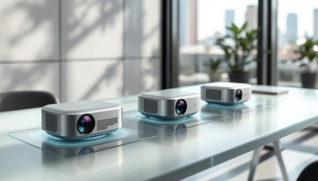 découvrez notre sélection des meilleurs vidéoprojecteurs bureautiques portables de 2026, alliant performance et praticité pour vos présentations professionnelles.