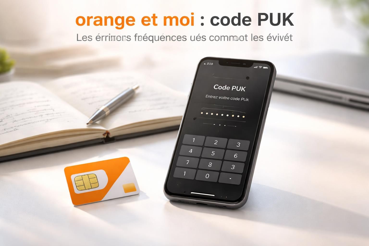 découvrez comment récupérer et utiliser votre code puk avec orange et moi, les erreurs fréquentes à éviter pour déverrouiller votre carte sim rapidement et facilement.