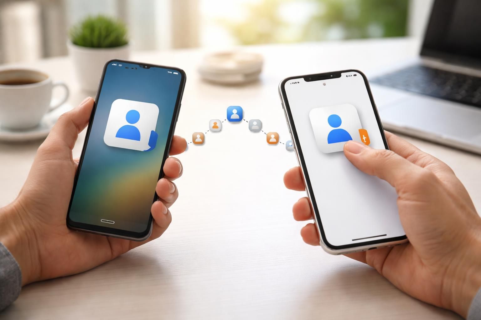 découvrez notre guide simple et complet pour transférer facilement vos contacts d'android à iphone sans perdre aucune information.
